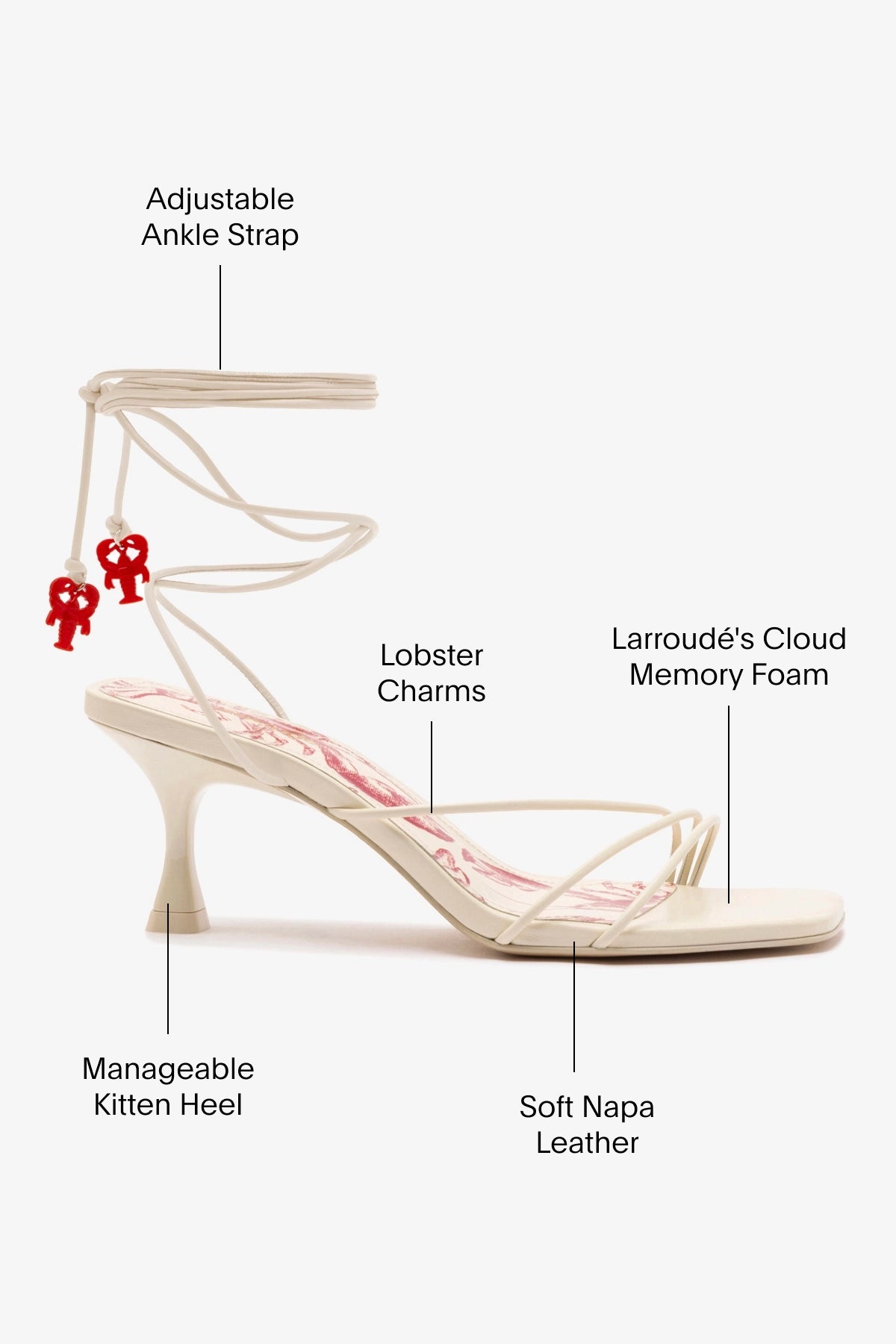Nadia Women's Ivory Leather Sandals - Comfortable Casual Summer Shoes for Beach, Travel & Everyday Wear