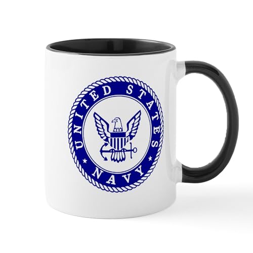 White/Black Inside - US Navy Mugs