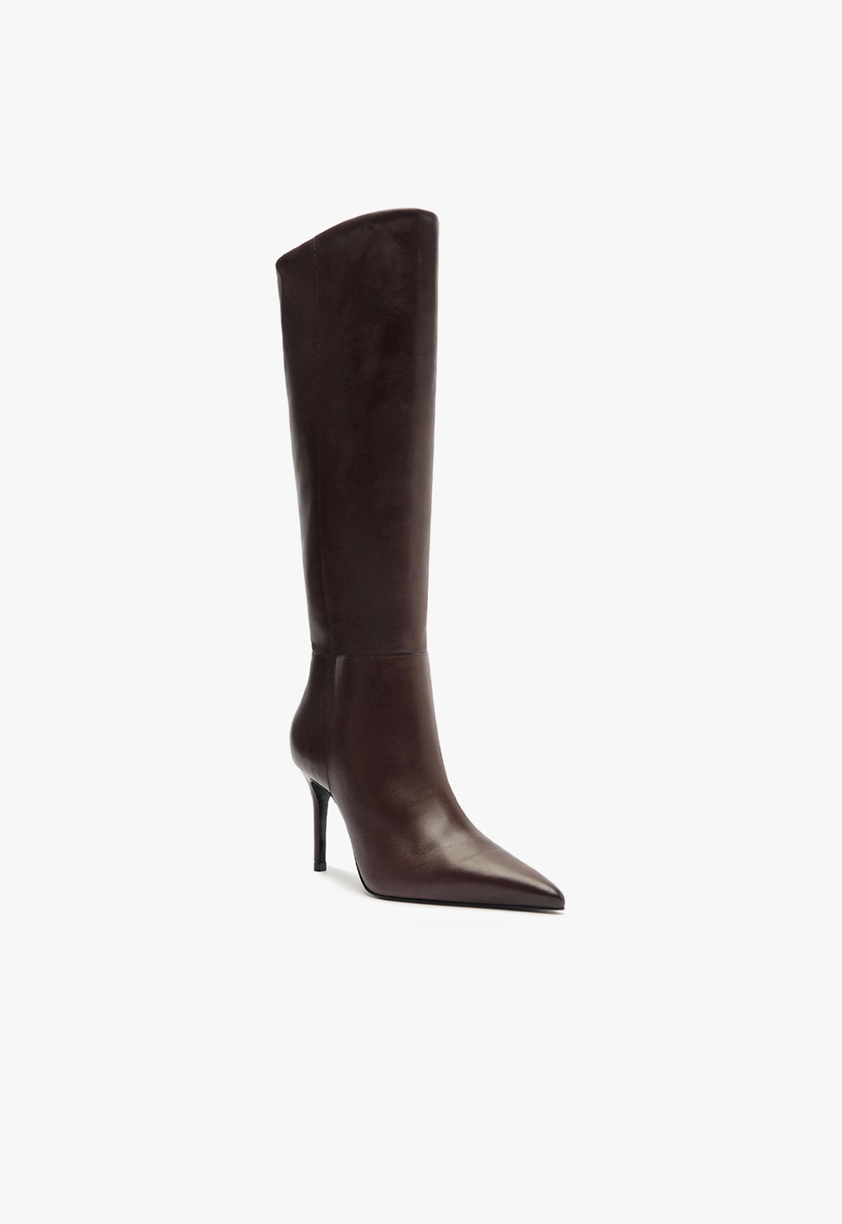 Mikki Up Atanado Leather Boot F24 - High Heel Women's Fashion Boots for Fall & Winter, Office & Party Wear (Style: S2205900030006)