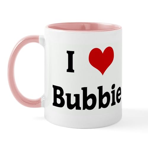White/Pink Inside - I Love Bubbie Mug