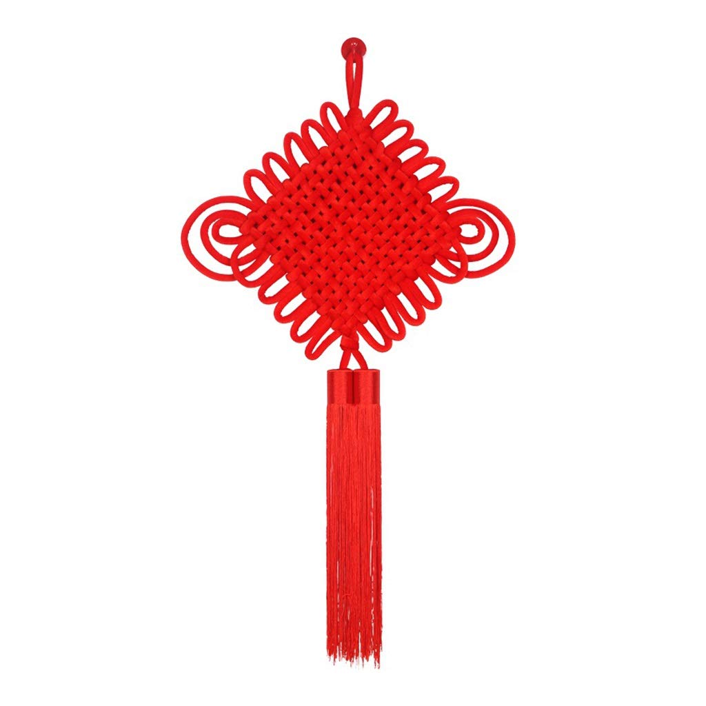 Chinese New Year Decorations - Red Tassel Hanging Pendant for Home & Restaurant Décor, Spring Festival Good Luck Ornament | Perfect for Lunar New Year Celebrations, Wall Decor, and Holiday Party Decoration