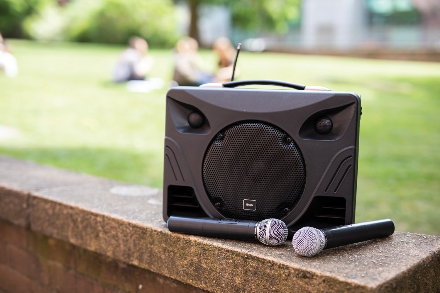 QTX DELTA-50 Portable Bluetooth PA System - Perfect for Outdoor Events, Parties & Live Performances
