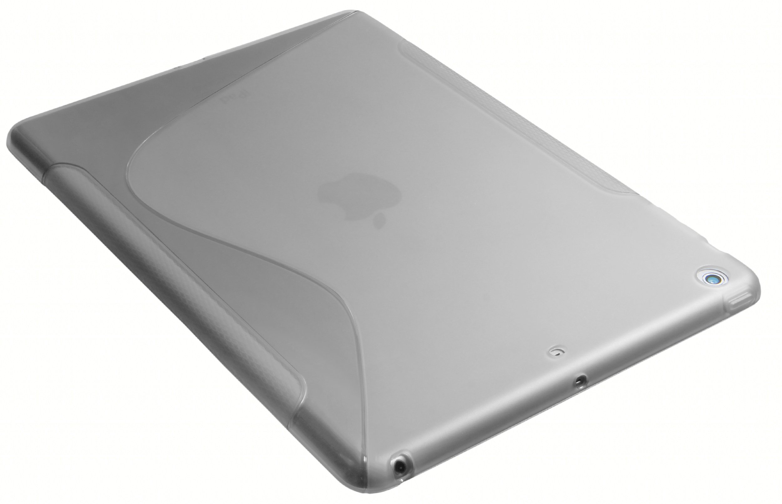 S-TPU Shockproof Clear Black Case for iPad Air 5th/4th Gen - Slim Protective Cover with Anti-Scratch & Anti-Yellowing | Perfect for Work, Travel & Everyday Use