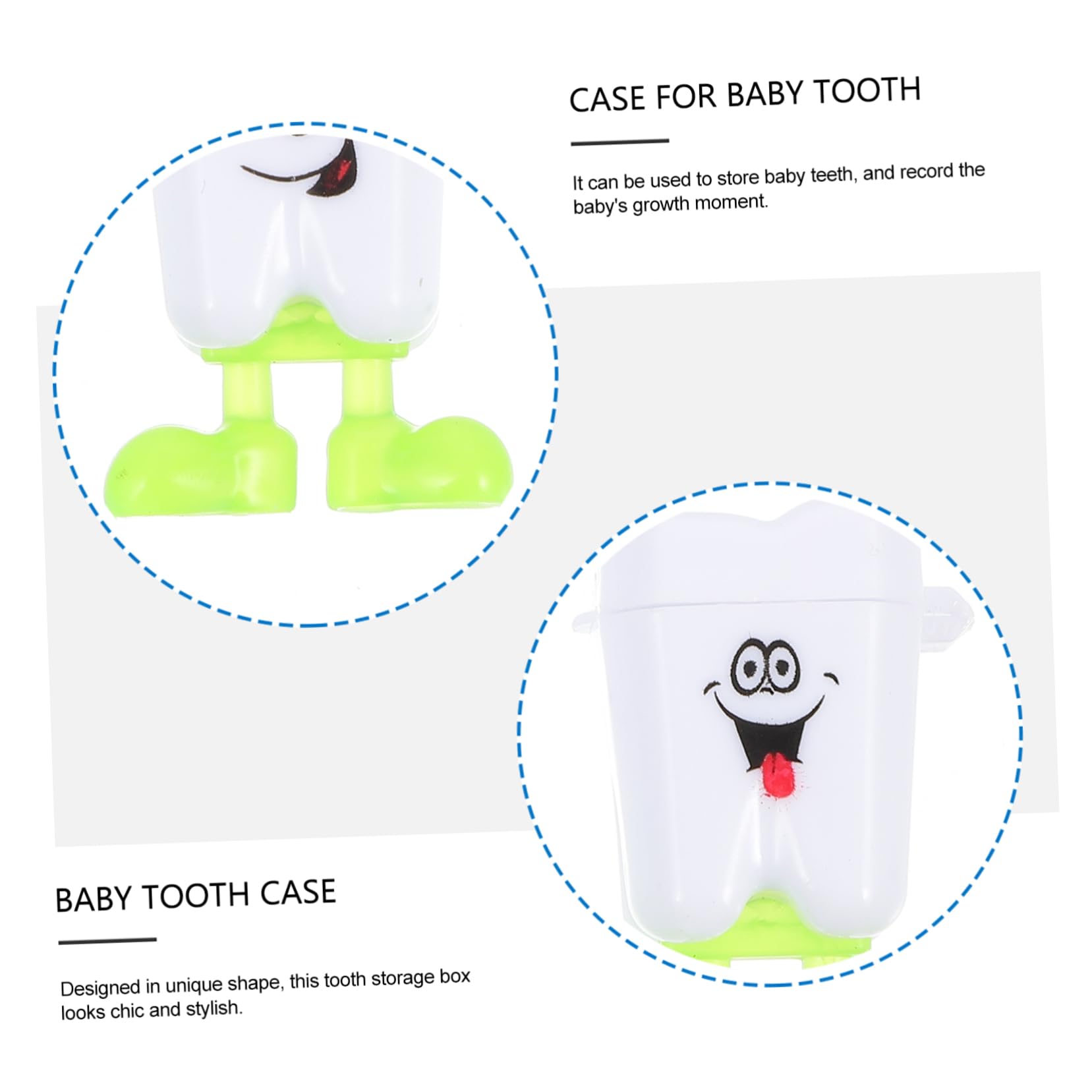 UPKOCH 100 Pack White Plastic Tooth Keepsake Boxes - Tooth Fairy Organizer Storage for Baby Teeth, Kids Dental Souvenirs (Great for Tooth Fairy Gifts & Childhood Memory Preservation)