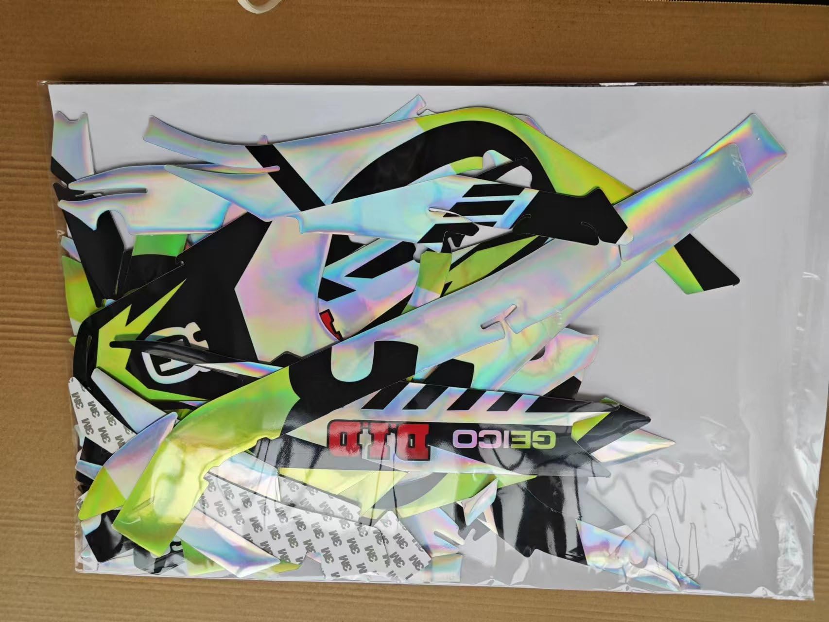 Custom MXP Laser Graphics Dirt Bike Decals Kit - Full Sticker Set for Sur-Ron Ultra Bee Electric MX Bike (Green) | High-Quality Vinyl for Motorcross & Off-Road Racing Protection