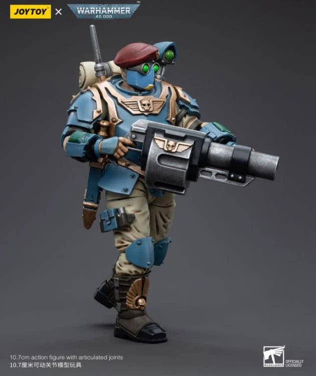 JOYTOY Warhammer 40k Astra Militarum Tempestus Scions Command Squad 55th Kappic Eagles Grenadier Action Figures - Collectible Miniatures for Tabletop Gaming & Warhammer 40k Battles