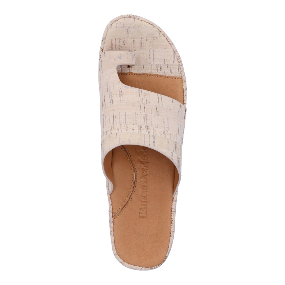 Ahlina Comfortable Slip-On Sandals for Women - Breathable & Lightweight Summer Walking Shoes - Perfect for Beach, Travel & Casual Wear