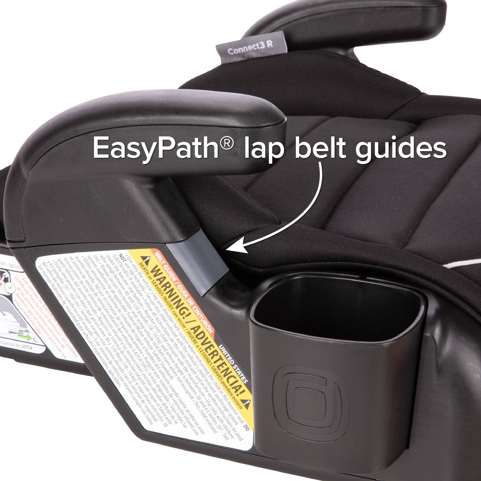 Diono Connect3 Backless Booster Car Seat for Kids - Pack of 2 | Lightweight & Portable | Ideal for Travel, School Carpool & Everyday Use