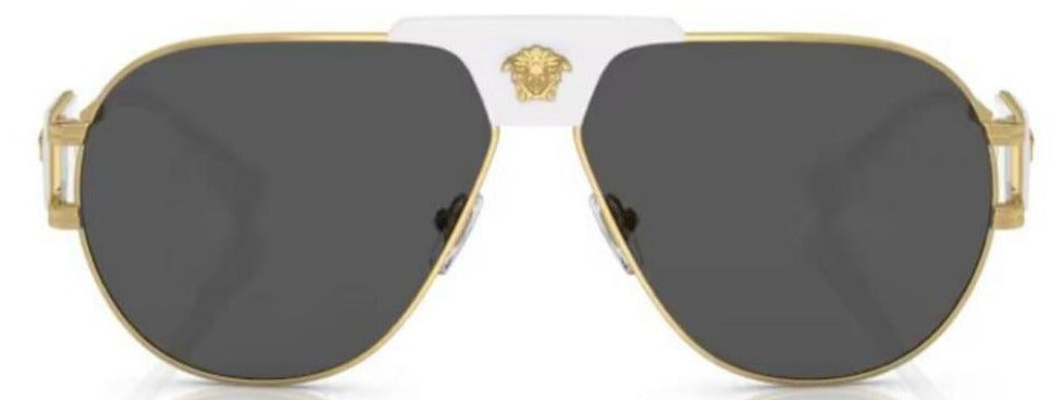 Original Versace VE2252 147187 Sunglasses for Women & Men - Luxury Designer Shades for Outdoor, Driving & Fashion