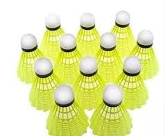 Premium Quality Plastic Shuttlecock (Pack of 10) - Durable Badminton Birdies for Training & Competition | Perfect for Indoor/Outdoor Play, Backyard Games & Professional Sports Practice