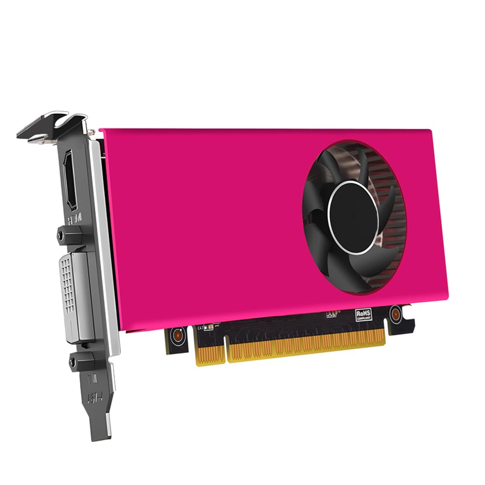 ROTEMADEGG GTX750Ti 4GB GDDR5 128-Bit Gaming Graphics Card - 1020MHz, PCI-E 2.0 x16, DVI+ Compatible - Perfect for PC Gaming, Video Editing & Home Theater Setup