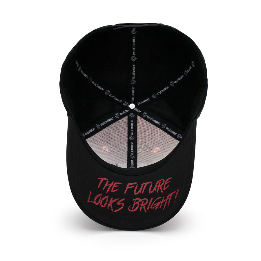 VT Shield Logo Future Looks Bright Red & Pink Camo Snapback Hat - Stylish Adjustable Baseball Cap for Men & Women - Perfect for Outdoor Sports, Streetwear Fashion & Casual Wear