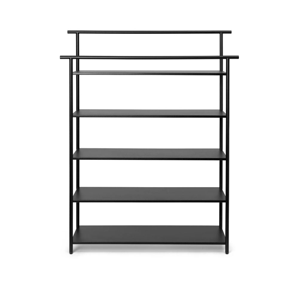FERM LIVING Dora Wall Shelf - Modern Black Floating Shelf for Living Room, Bedroom & Office Storage | Stylish Home Decor & Organizer