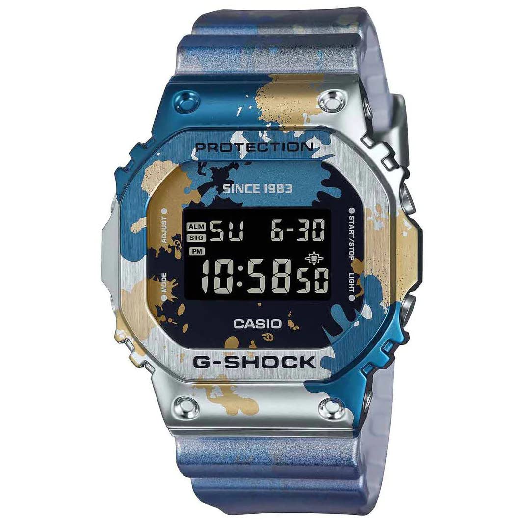 Casio GM-5600SS-1ER Unisex Digital Watch with Shock Resistance & Waterproof Plastic Strap - Perfect for Sports, Outdoor Activities and Everyday Wear