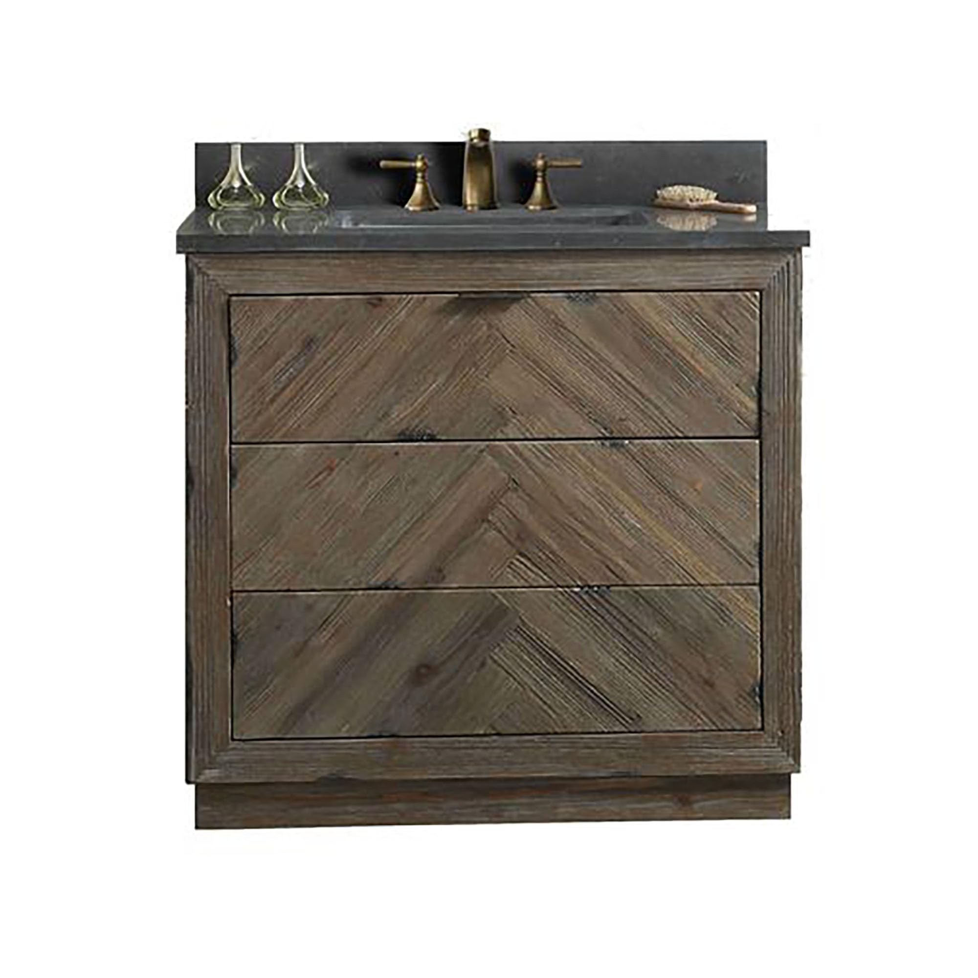 Legion Furniture WH8536 Modern Bathroom Vanity with Sink - 36 Inch White Freestanding Vanity Cabinet for Bathroom Remodeling, Home Decor & Small Space Solutions