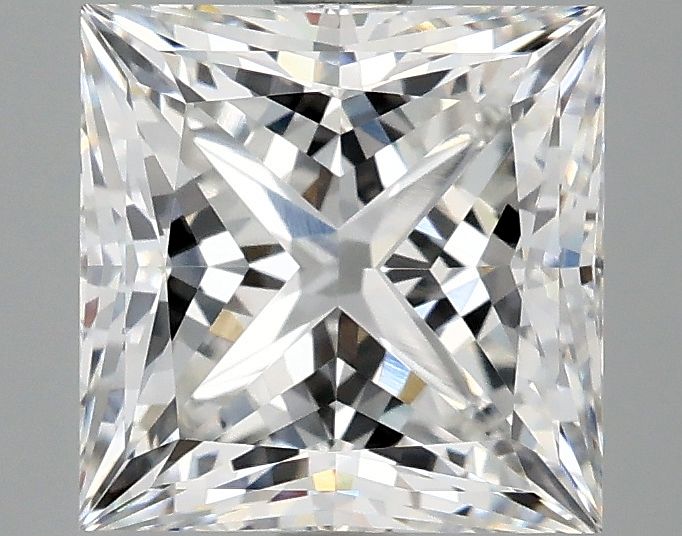 3.02 Carat Princess Cut Lab-Created Diamond E VVS2 - Stunning Engagement Ring Center Stone for Bridal Jewelry