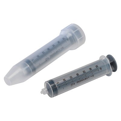 Kendall Monoject 35Cc Syringe with Luer Lock - Box of 30 (Model 8881535762) - Sterile Medical Syringes for Veterinary, Lab & Healthcare Use