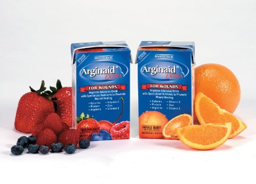 Arginaid Xtra Powder Nutritional Supplement - Orange Burst Flavor, 27 Packets per Case | Immune Support & Wound Healing for Adults | Perfect for Post-Surgery Recovery & Daily Wellness