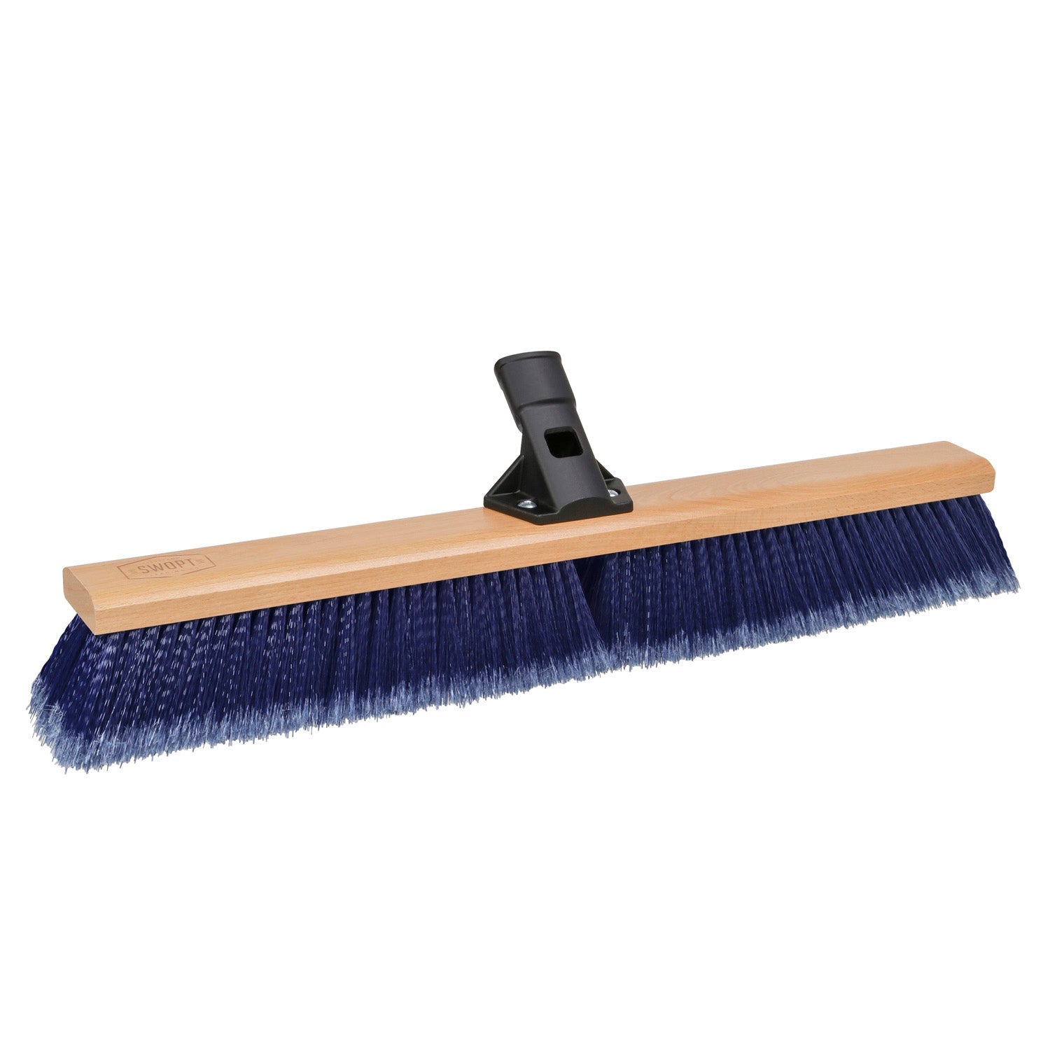 18 Inch Premium Multi-Surface Push Broom Head - Heavy Duty Cleaning for Hardwood Floors, Tile, Concrete & Outdoor Areas - Ideal for Garages, Driveways & Commercial Spaces