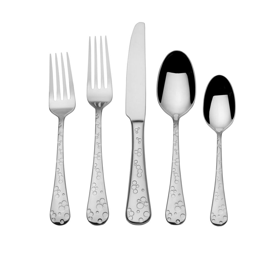 Premium Naya 20-Piece Stainless Steel Flatware Set - Service for 4 - Elegant Silverware for Dining, Kitchen & Entertaining - Dishwasher Safe Cutlery Set for Everyday Use & Special Occasions