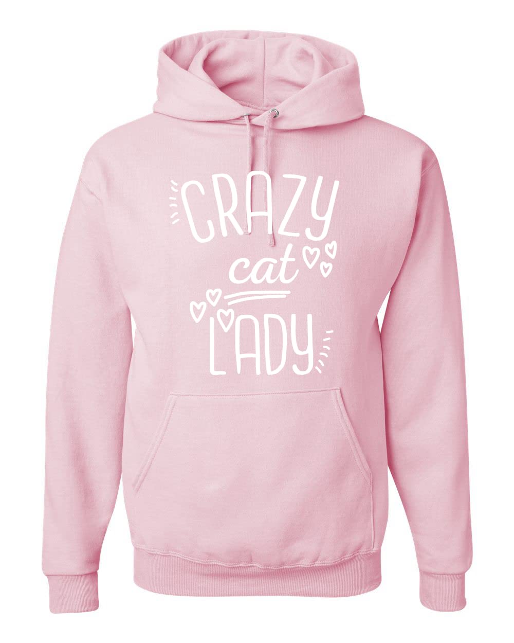 Wild Bobby Crazy Cat Lady Pop Culture Graphic Hoodie Sweatshirt for Women & Men - Perfect for Cat Lovers, Gifts & Casual Wear