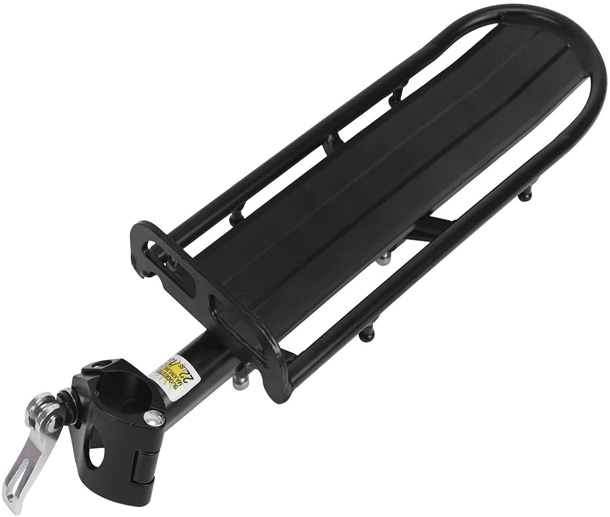 Universal Adjustable Bike Rear Rack Mount - Heavy Duty Bicycle Cargo Carrier for Mountain/Road Bikes - Retractable Saddle Bag Rack & Seat Post Attachment - Perfect for Commuting, Touring & Outdoor Adventures