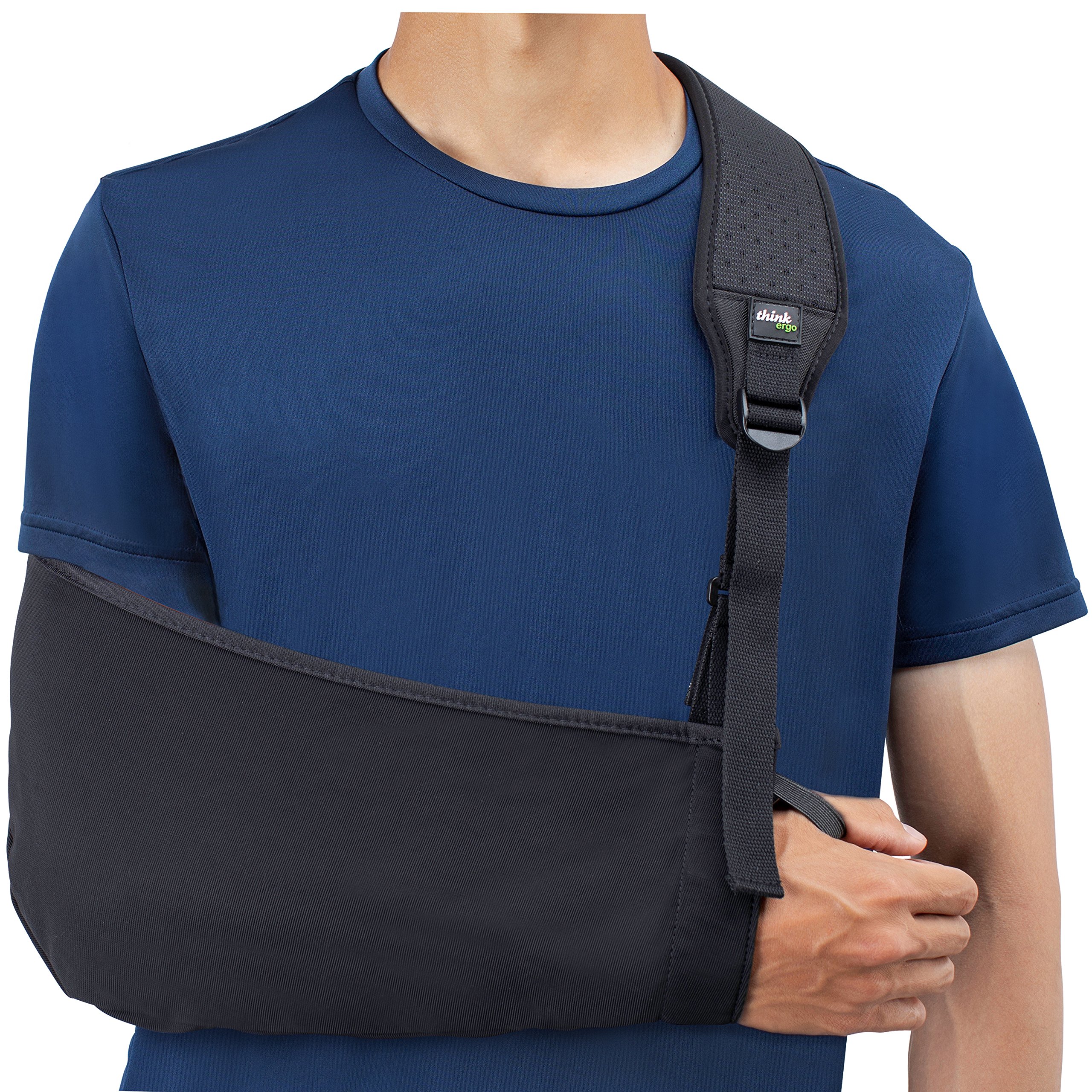 **Breathable Arm Sling with Padded Strap – Shoulder Support for Broken Bones, Fractures & Rotator Cuff Injuries – Ideal for Post-Surgery & Injury Recovery**