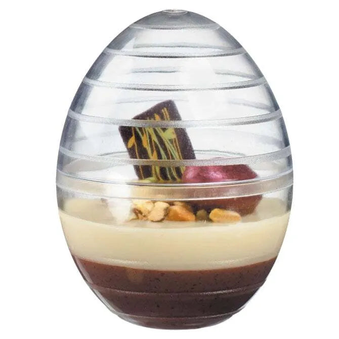 1.5 oz (45ml) Egg Base and Lid - Perfect for DIY Easter Decorations, Crafting, and Holiday Baking Supplies