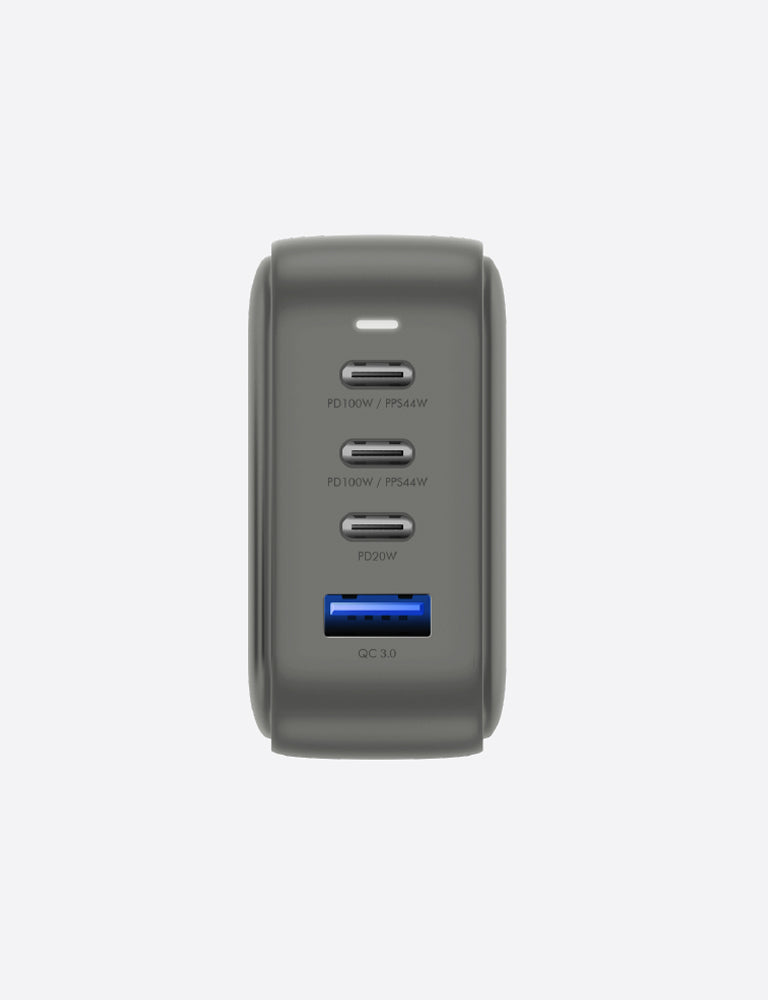TravelWorld GaN100 Fast Charger - 100W USB C PD Charger for Laptop, Phone & Tablet - Compact & Lightweight for Travel, Home & Office Use