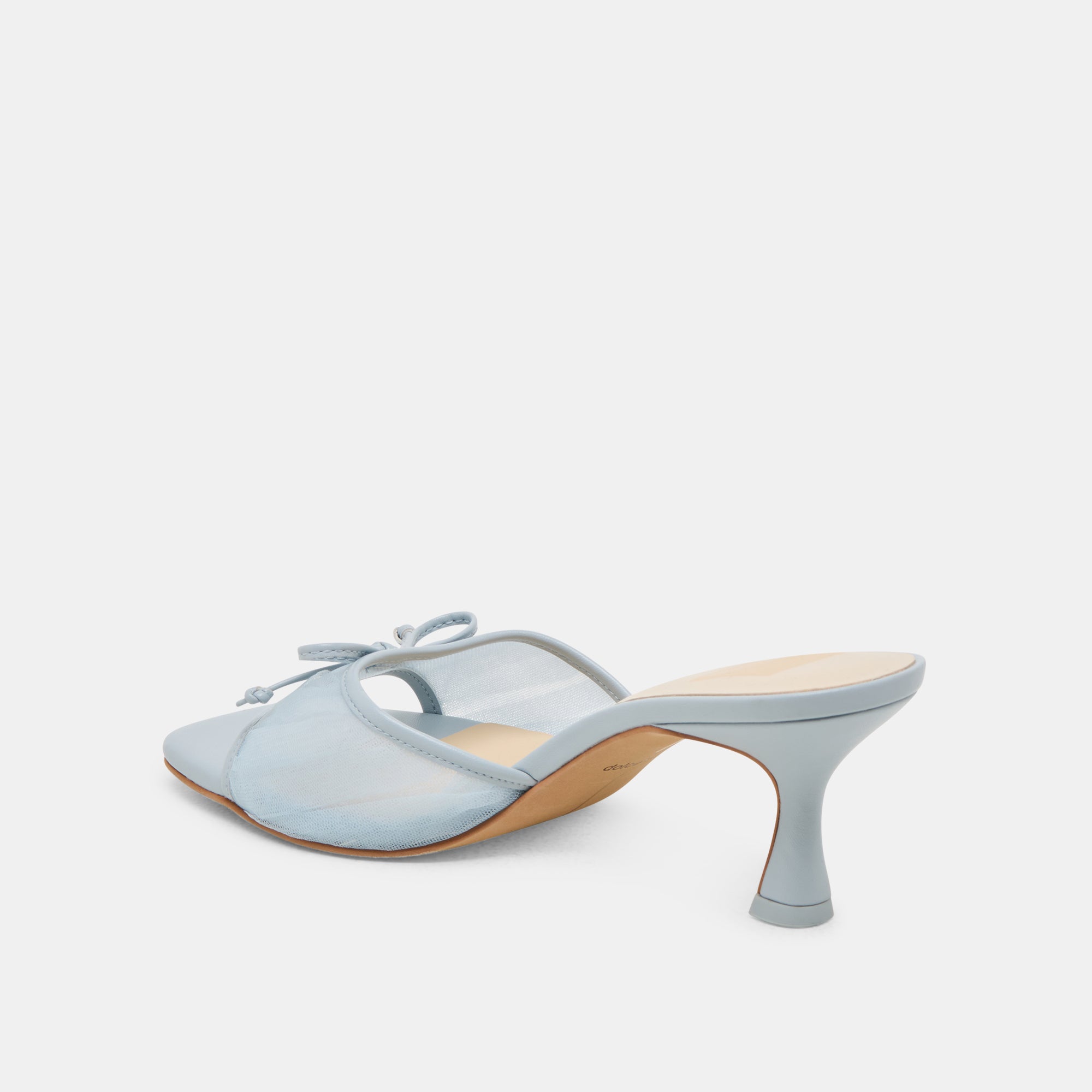 GALEN Women's Light Blue Tulle Heels - Elegant High Heel Sandals for Weddings, Parties & Special Occasions