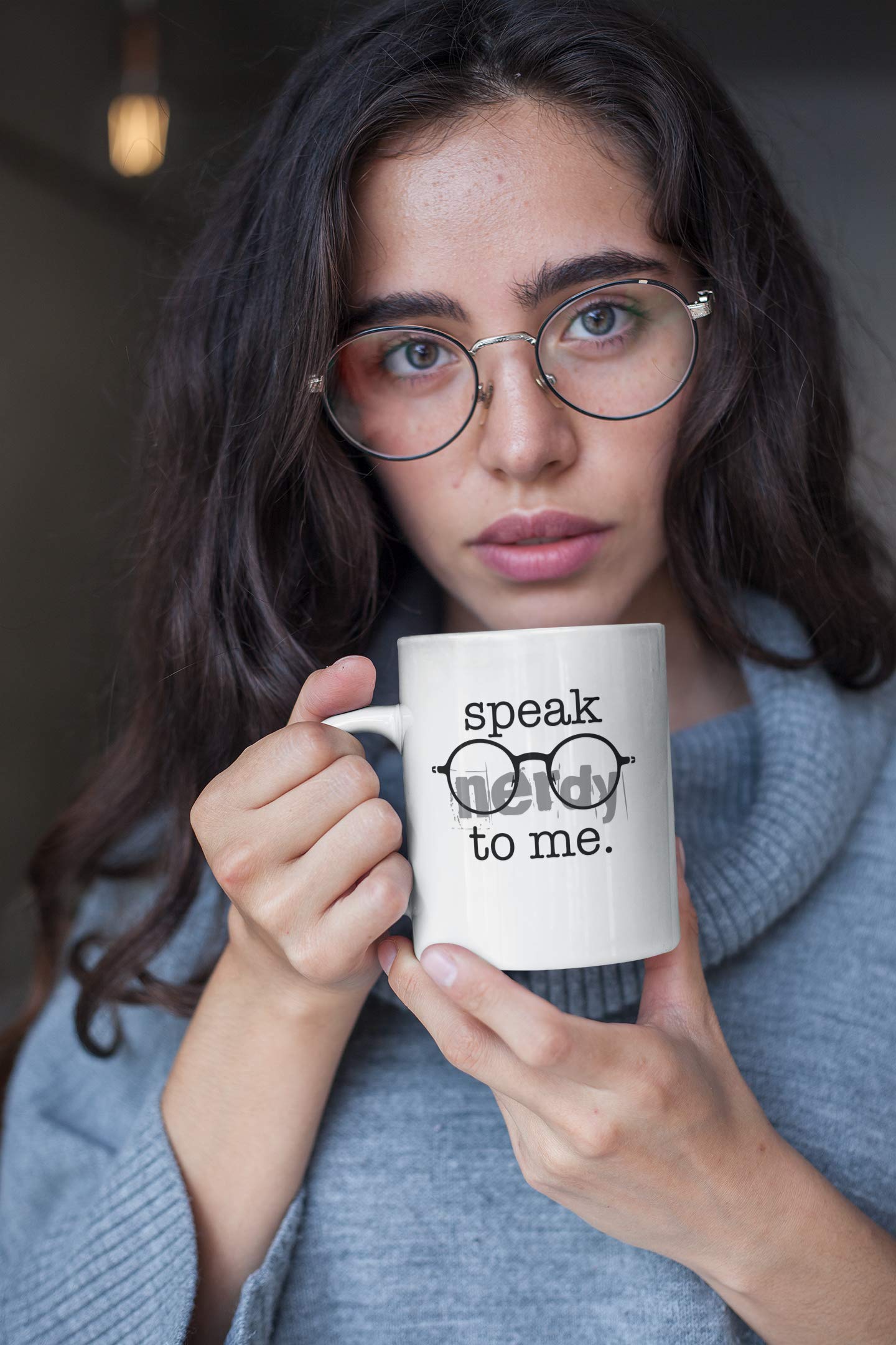 Nerdy Coffee & Tea Mug - 11oz Funny Science Geek Cup for Coffee Lovers, Kitchen Decor & Party Favors - Perfect for Office, Home Use & Gifts