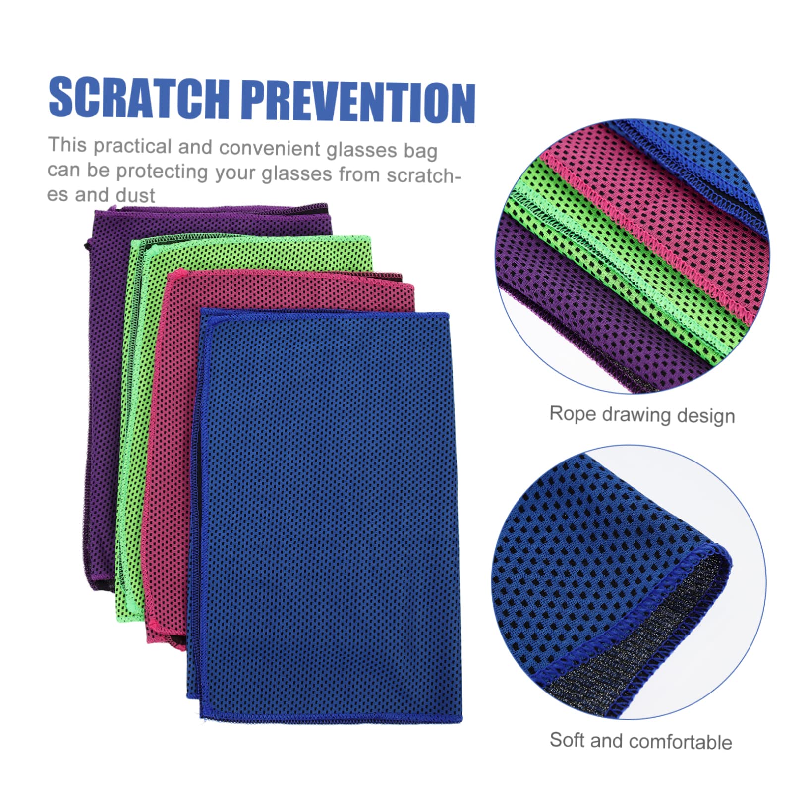 BRIGHTFUFU 20 Pack Sports Towels - Quick Dry Gym Towels for Workout, Yoga, Running & Fitness - Soft & Absorbent Polyester Exercise Towels - Perfect for Gym, Travel & Outdoor Activities
