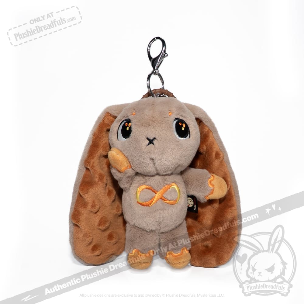 Gold Autism Awareness Rabbit Plush Keychain - Soft Plushie Dreadfuls Stuffed Animal Toy for Kids & Adults - Perfect for Backpacks, Gifts & Sensory Support