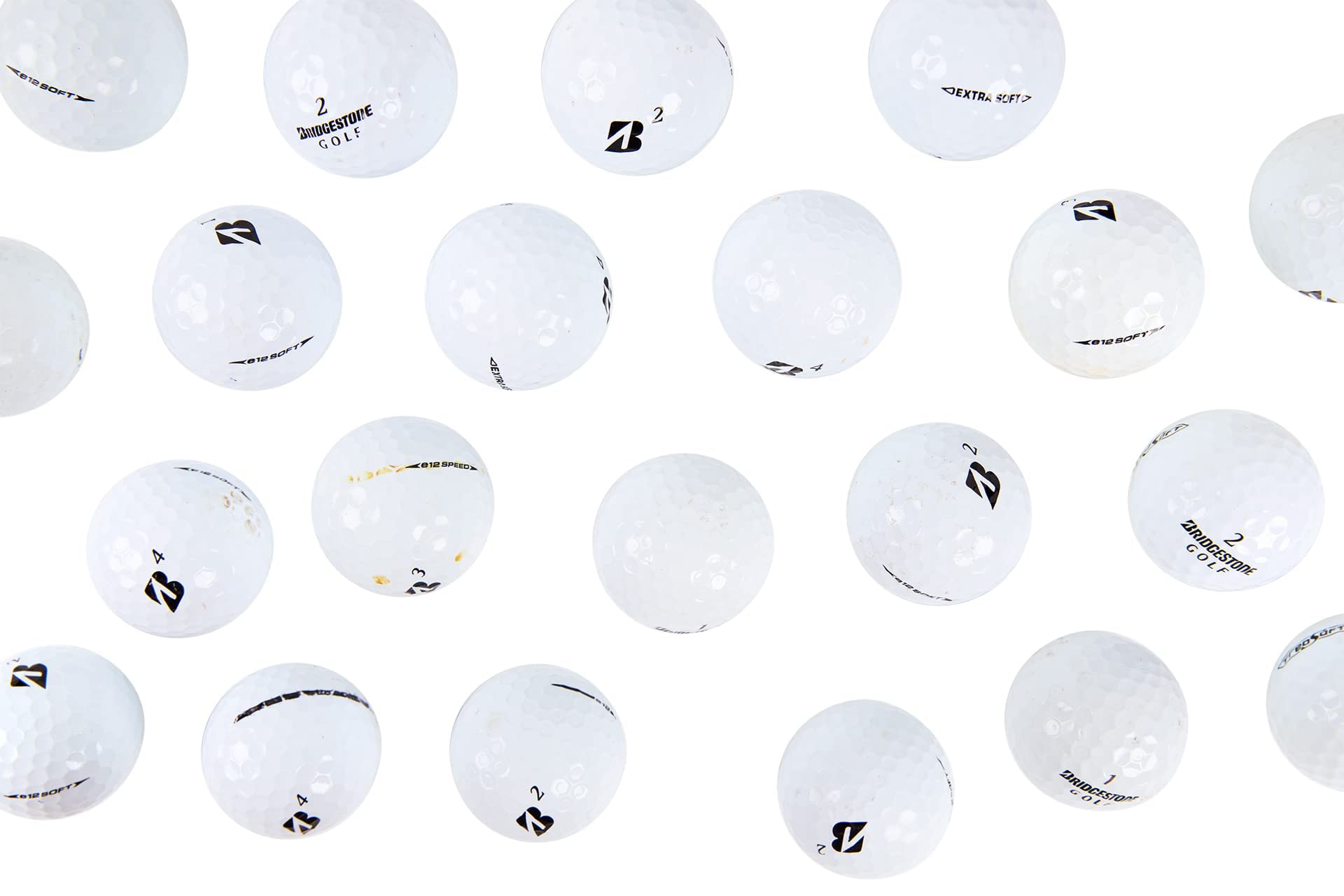Premium 48 Pack Recycled Golf Balls - Eco-Friendly Clean Green Used Golf Balls in Good Condition with Mesh Carry Bag | Perfect for Practice, Driving Range & Casual Play