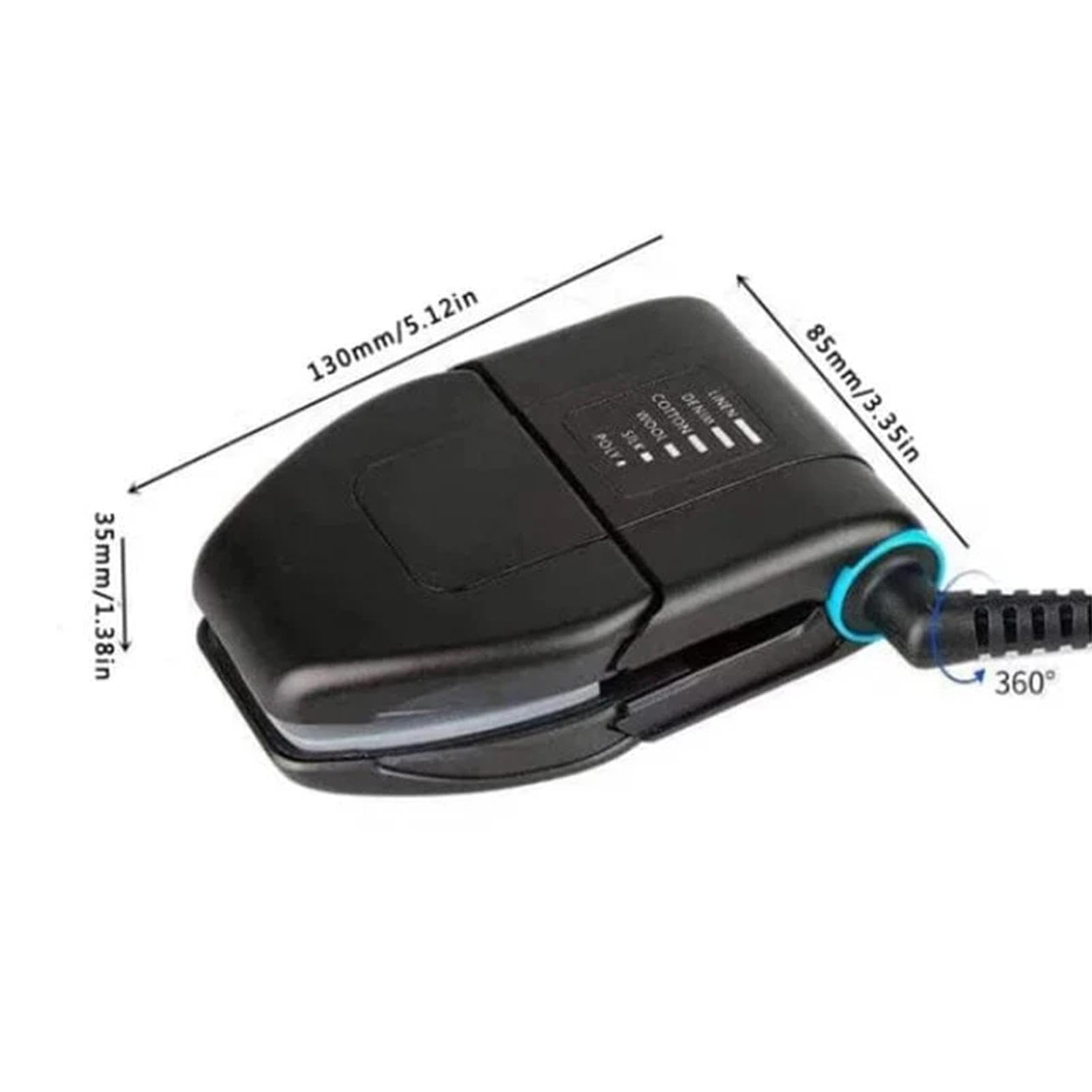 Portable Folding Iron - 6 Temperature Settings Electric Travel Iron for Clothes, Compact & Lightweight for Home, Office & Travel - Perfect for Business Trips, Vacation Packing & Quick Wrinkle Removal