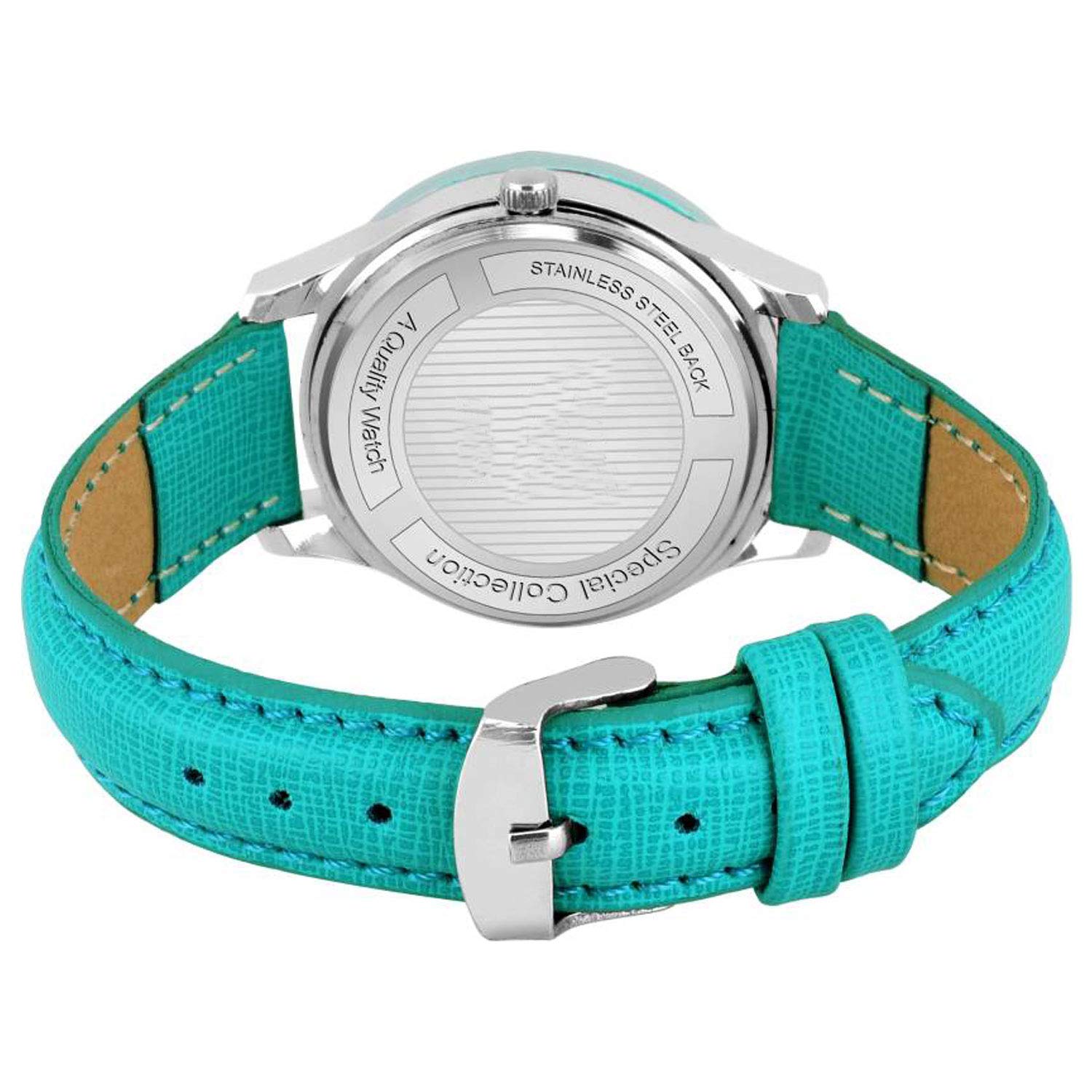 Stylish Sky Blue Analogue Day Date Dial Watch for Women - Perfect for Casual Wear, Office & Special Occasions (Wat-605-Day Date Sky Blue)