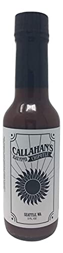 Callahans Black Pepper Chipotle Hot Sauce - Spicy Gourmet Pepper Sauce, 5oz Bottle (Pack of 2) - Perfect for Tacos, Wings, Burgers & BBQ