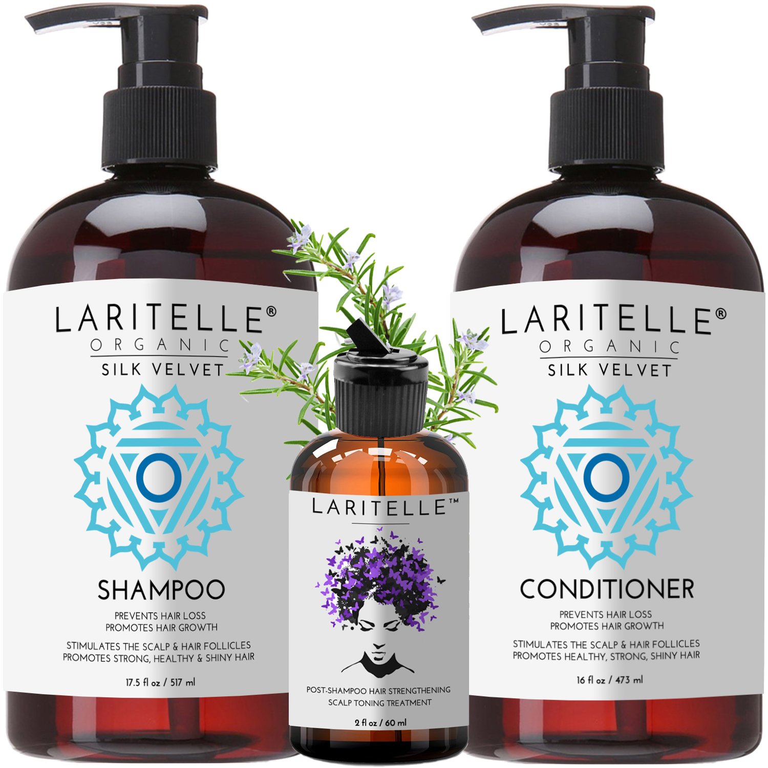 Organic Hair Care Set with Silk & Velvet - Nourishing Shampoo & Conditioner for Smooth, Shiny Hair - Perfect for Daily Use, Salon Treatments & Gift Giving