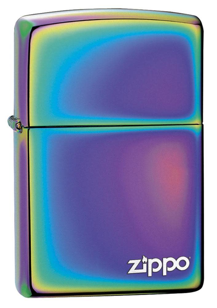 Classic Multi Color Zippo Logo Lighter - Windproof Refillable Metal Lighter for Outdoor Camping, Hiking & Everyday Carry (ECDC)