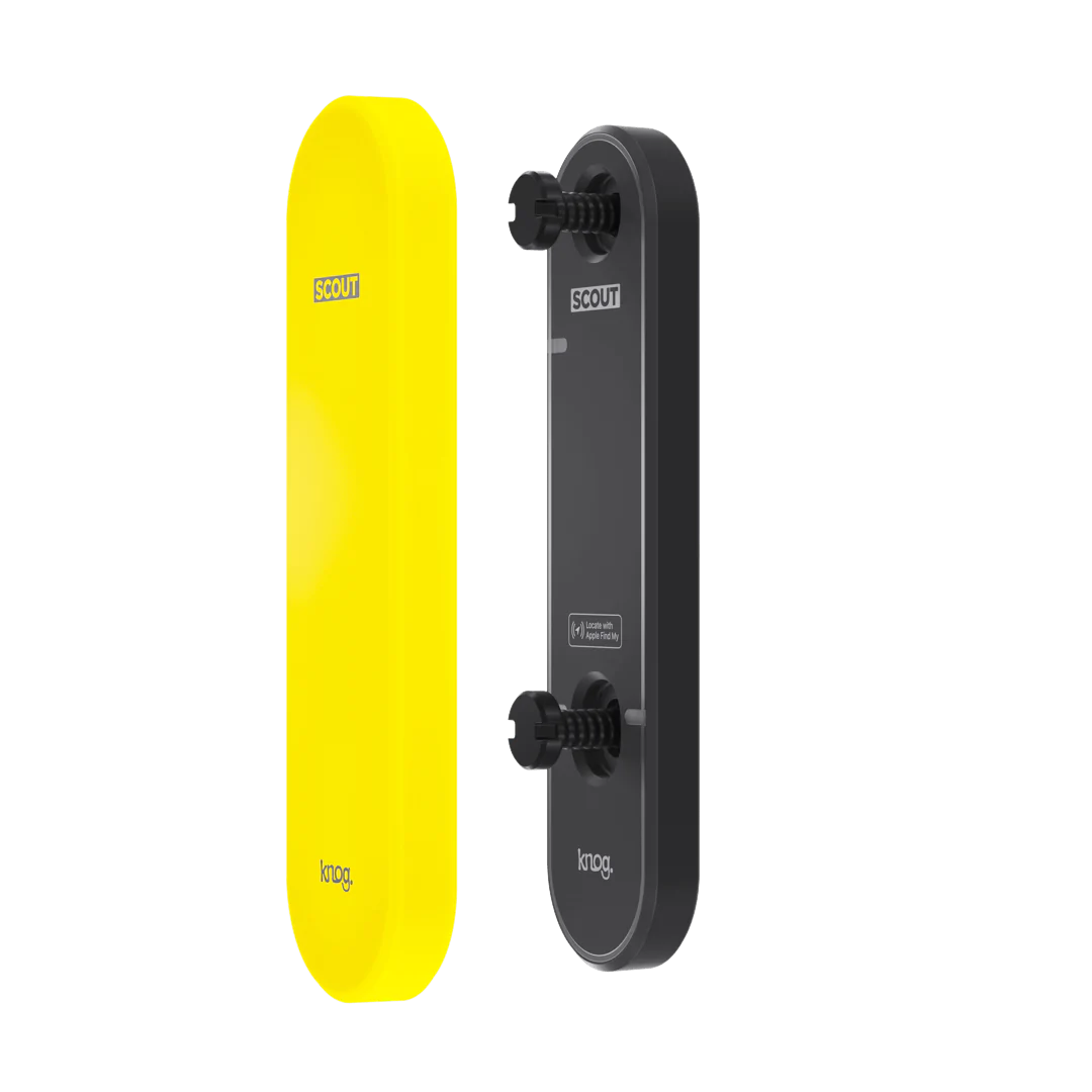 Knog Scout Static Bike Alarm & Finder - Anti-Theft GPS Tracker for Bicycles, Motorcycles & Scooters | Perfect for Urban Commuting & Outdoor Adventures