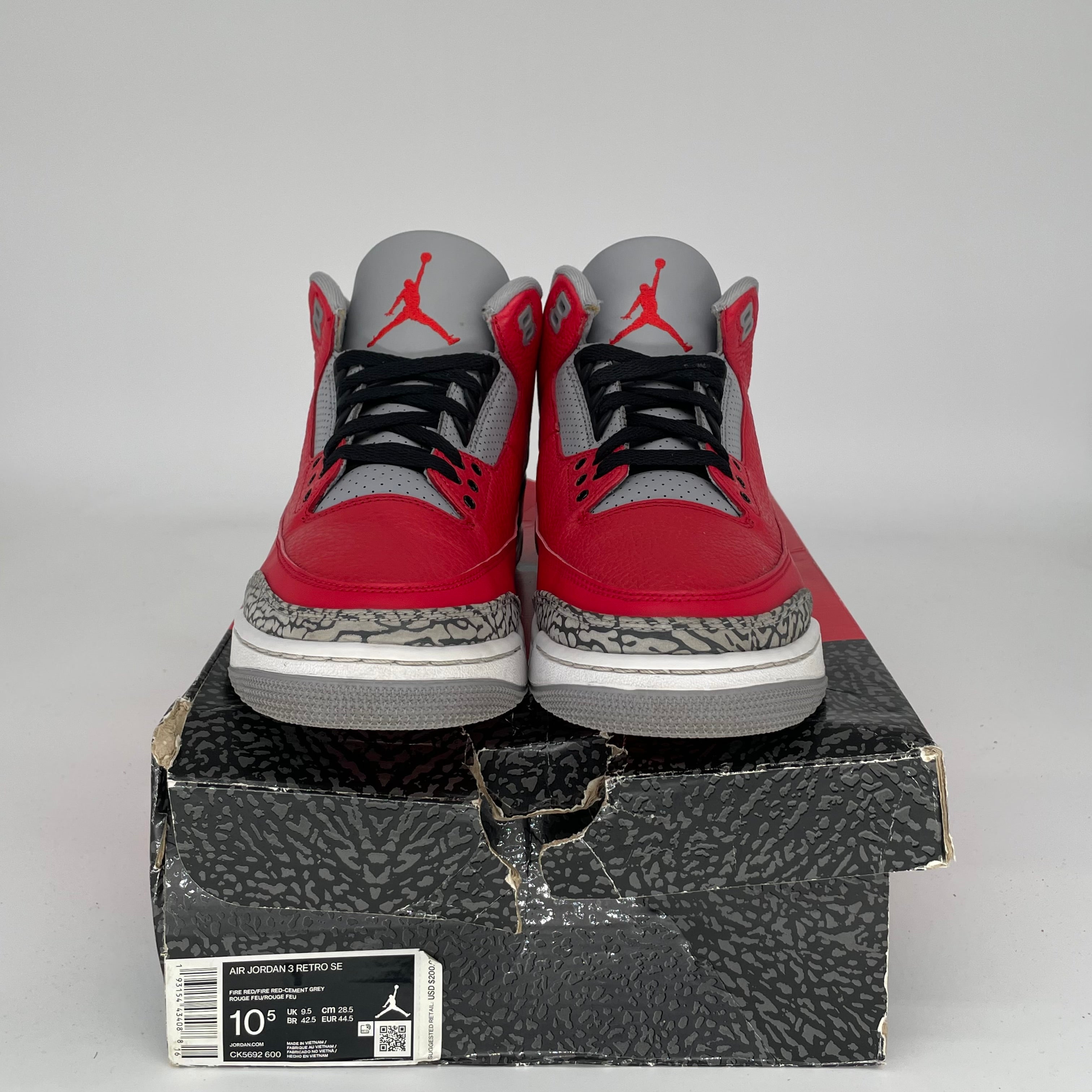 AIR JORDAN 3 UNITE Retro Basketball Shoes Men's Size 10.5 - CK5692-600 | Authentic Nike Sneakers for Streetwear & Basketball Games