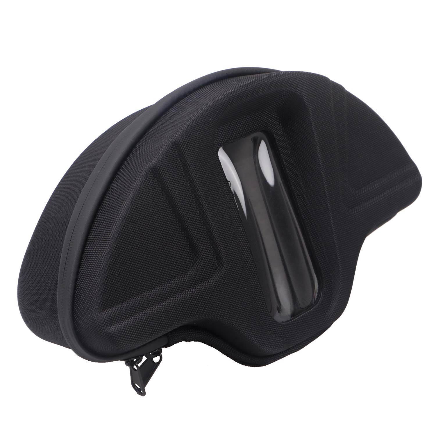 Universal Single Pocket Windshield Bag with Clear Phone Window - Fits 1996-2013 Harley Touring Bikes (Black) | Motorcycle Phone Holder & Storage for Road Trips, GPS Navigation & Easy Access Essentials