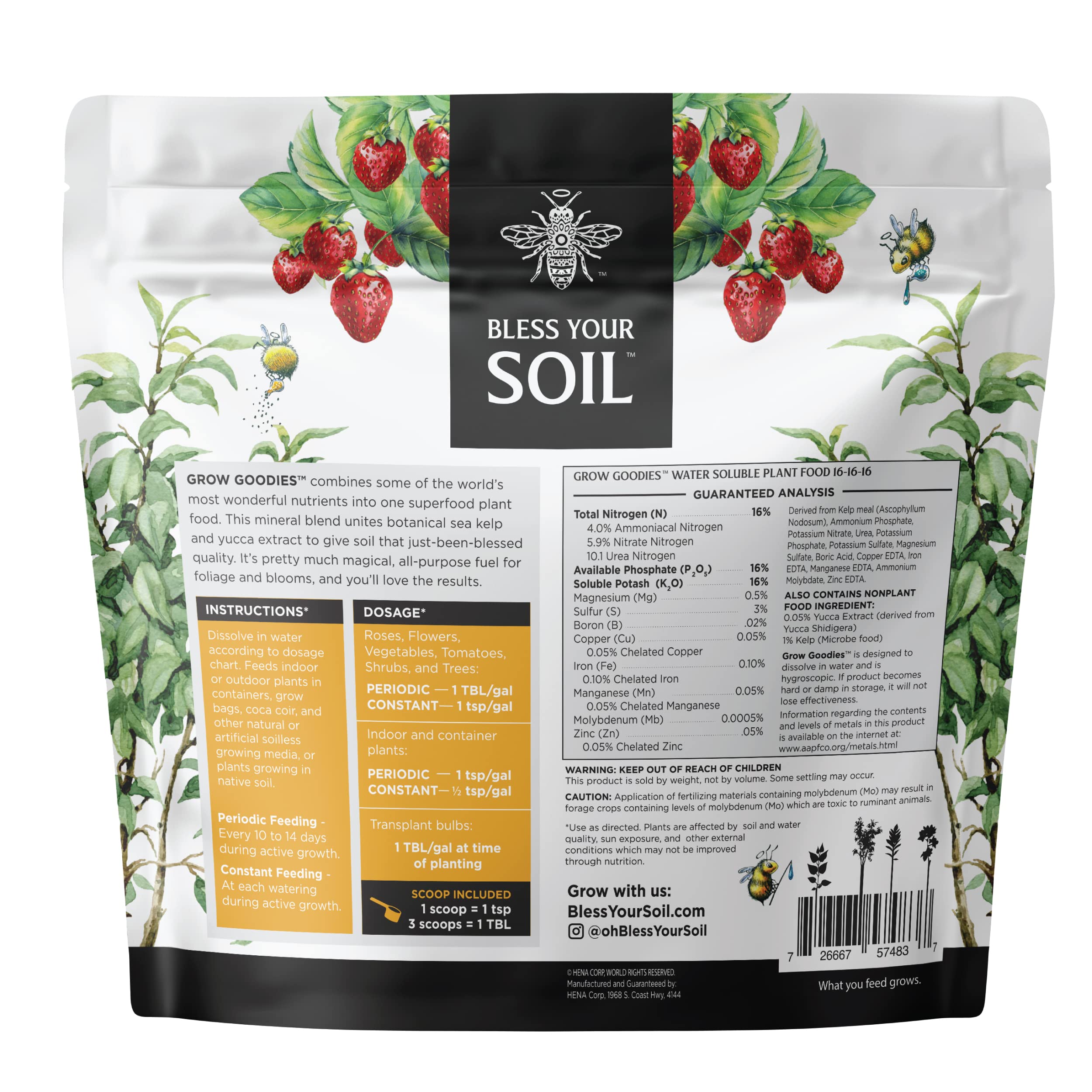 Premium Indoor & Outdoor Plant Fertilizer Bundle - 2 Pack Water Soluble Plant Food for Container Plants, Gardens & Flowers | Ideal for Houseplants, Vegetable Gardens & Flower Beds