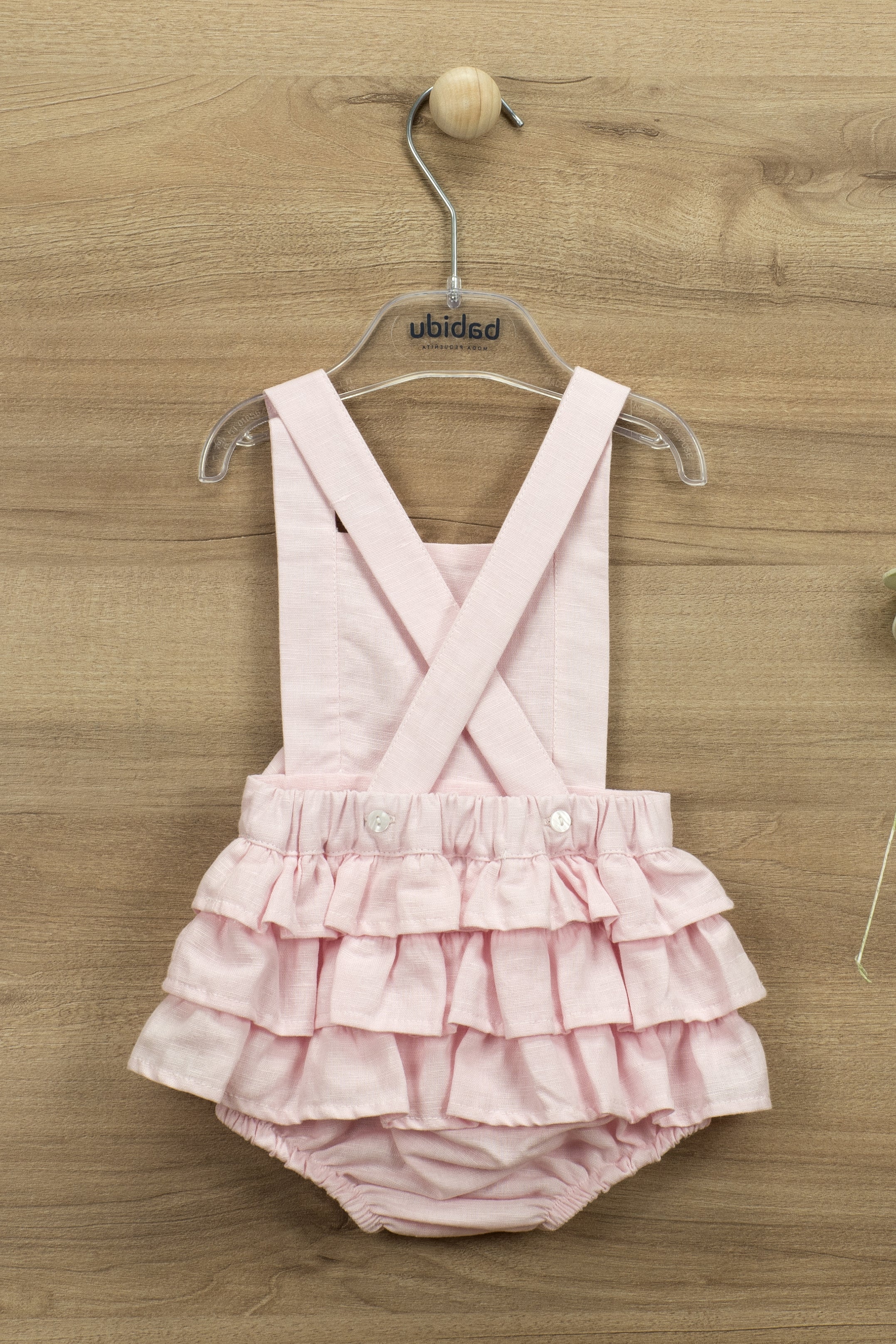 Lenore Ruffle Dungaree Romper - Women's Fashion Jumpsuit with Ruffled Straps | Perfect for Casual Outings, Summer Parties & Boho Style Outfits