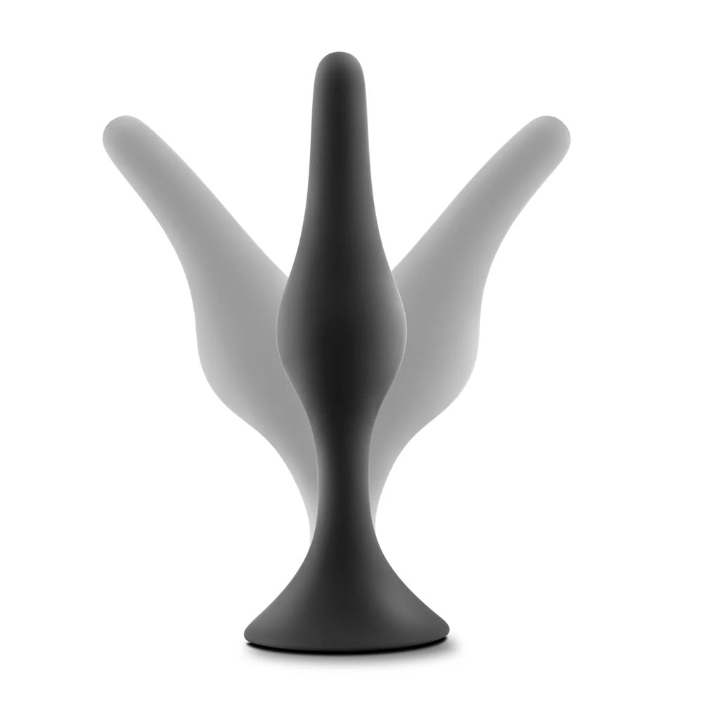Anal Adventures Platinum Silicone Beginner's Butt Plug - Medium Size for Comfortable Anal Training & Pleasure | Perfect for Couples Play & Solo Exploration