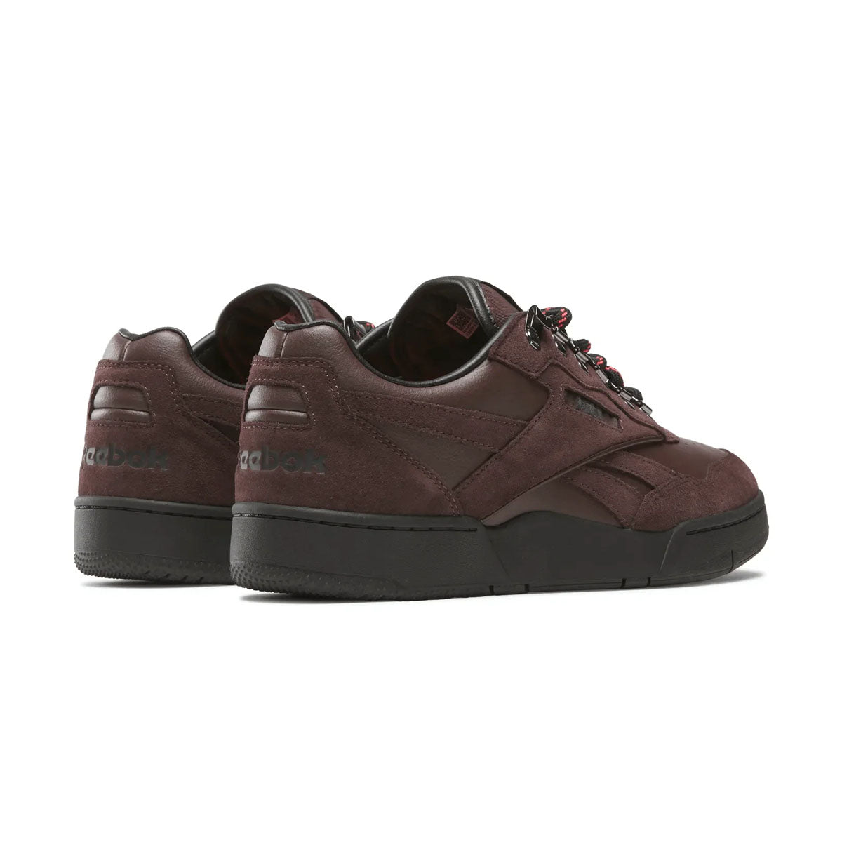 Original OBEY BB 4000 II Sneakers - Brown Black Red Colorway - Men's Casual Skate Shoes for Streetwear & Urban Fashion