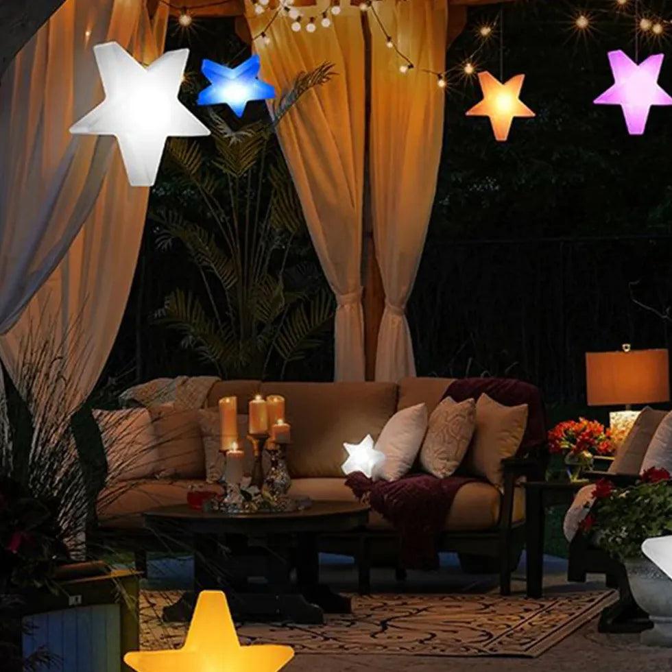 Star Shaped RGB USB LED Outdoor Lights - Waterproof Fairy String Lights for Garden, Patio, Party, Wedding & Holiday Decorations