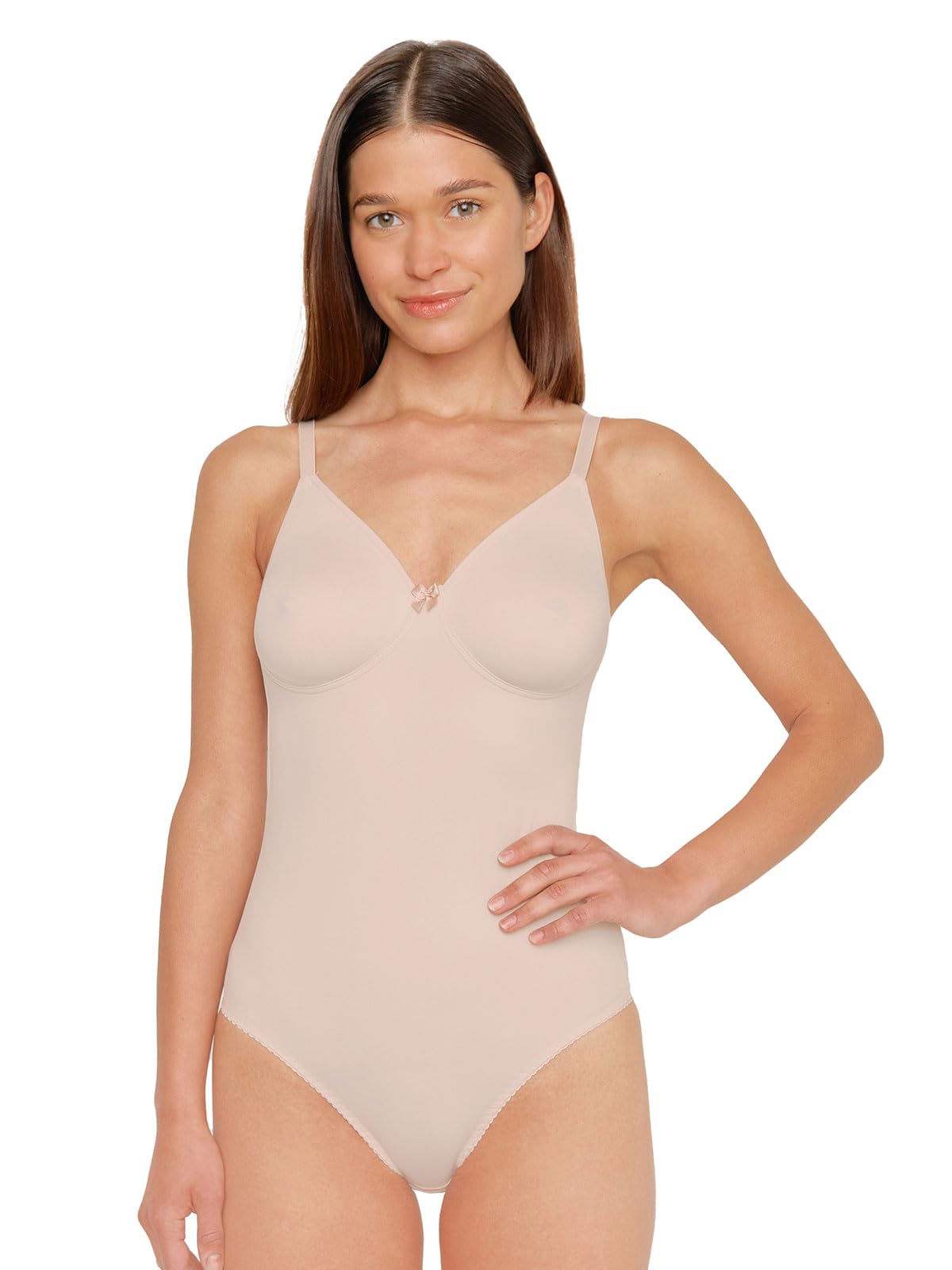 Wire-Free Women's Bodysuit - Seamless Comfort for Everyday Wear | Topsy 6412 | Perfect for Layering, Workouts & Casual Outfits
