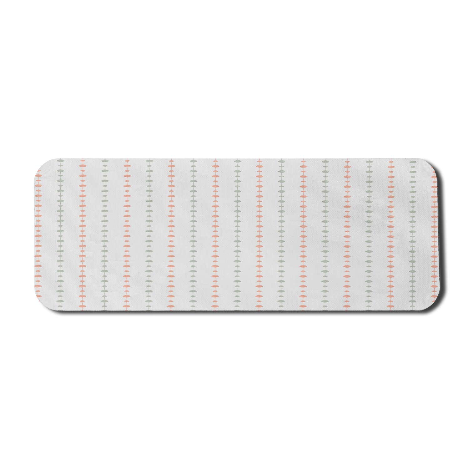 Ambesonne Abstract Computer Mouse Pad with Modern Circle Pattern - Non-Slip Rubber Base, 31