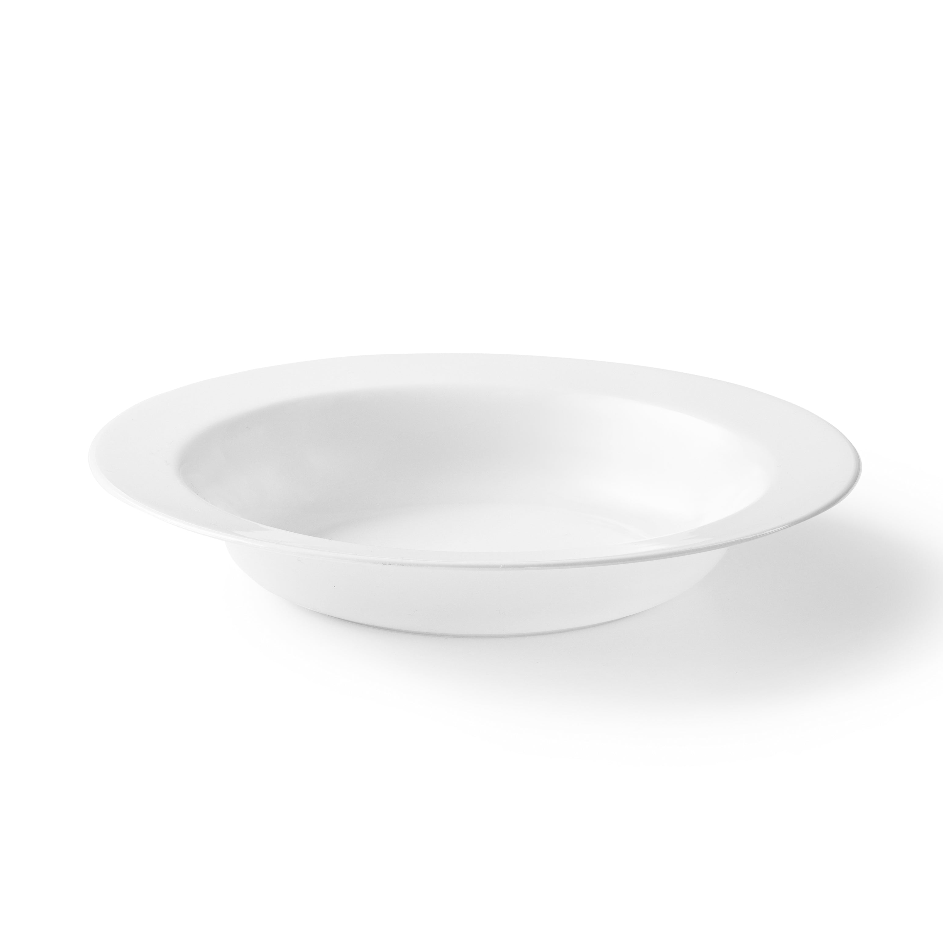 30 Pack White Round Plastic Plates - Durable & Eco-Friendly Disposable Dinner Plates for Parties, Picnics, BBQs & Everyday Use